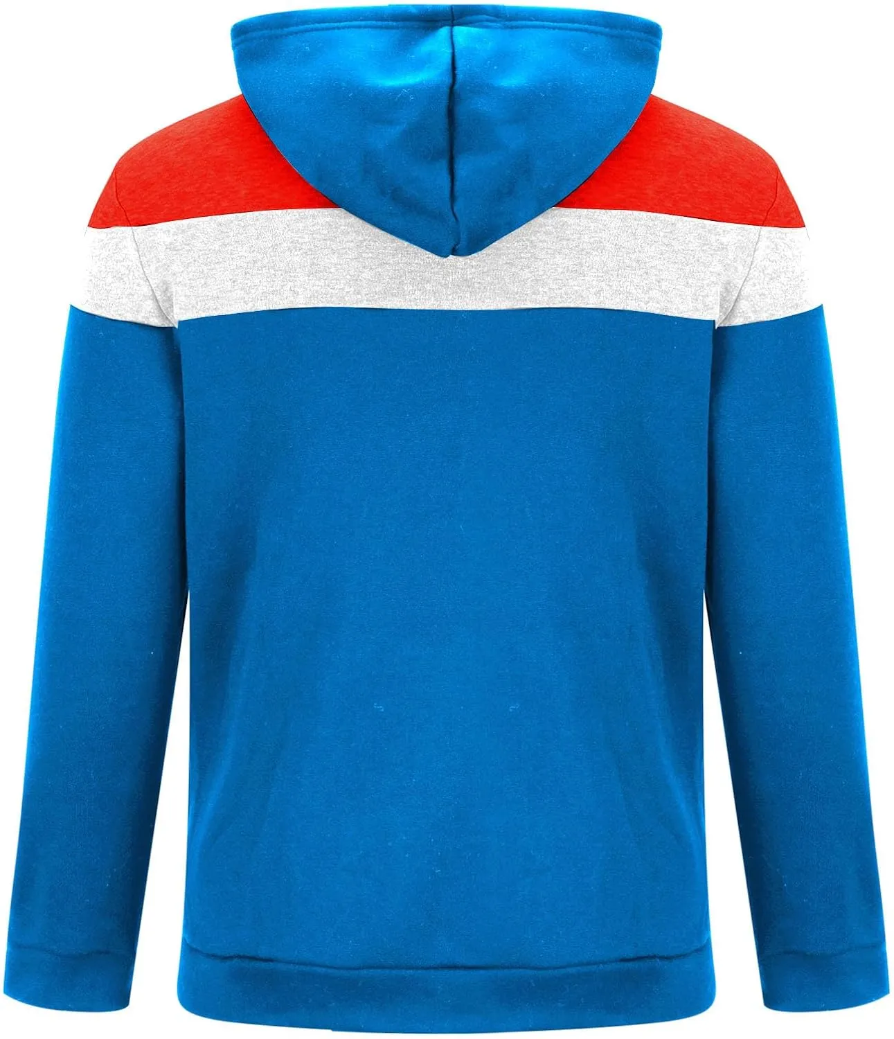 Mens Zip Up Hoodies Jacket Casual Color Block Print Sport Sweatshirts Outerwear Athletic Workout Pullover Sweatshirt