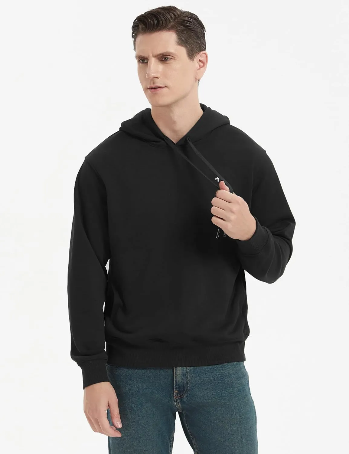 Orolay Men's Long Sleeve Pullover Hoodies Casual Heavyweight Athletic Sweatshirts Workout Fashion Outfits
