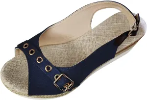 Orthopedic Wedge Straw Sandals for Women Arch Support Trendy Summer Y2K 2025 Spring Buckle Cute Dressy Peep Toe Sole Dress Walking Espadrilles Wedges Heels Open Casual Shoes Vacation