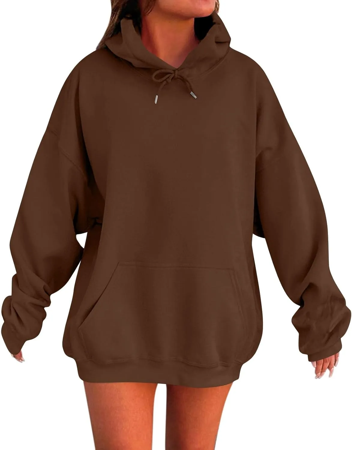 Oversized Hoodies For Women,2024 Fall Trendy Cotton Pullover Sweatshirt Long Sleeve Shirts Y2K Hoodies Basic Tops