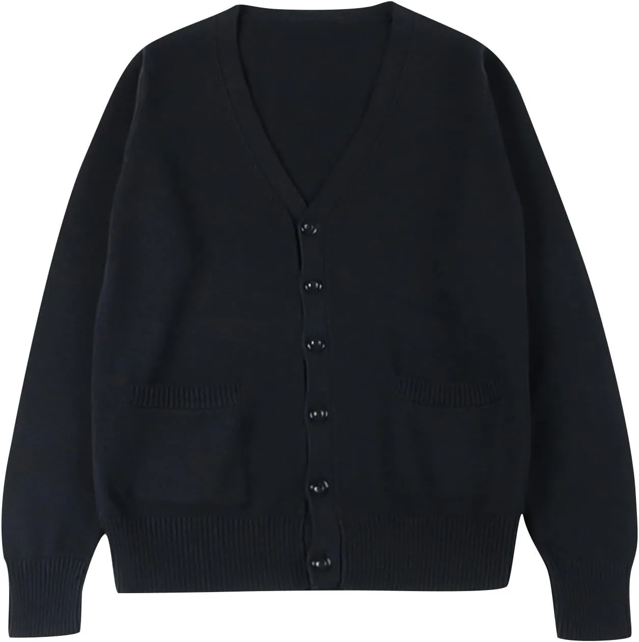 Pea Coats for Women Oversized Knit Open Front Jackets Hoodless Long Sleeve Casual Coat with Pockets Button