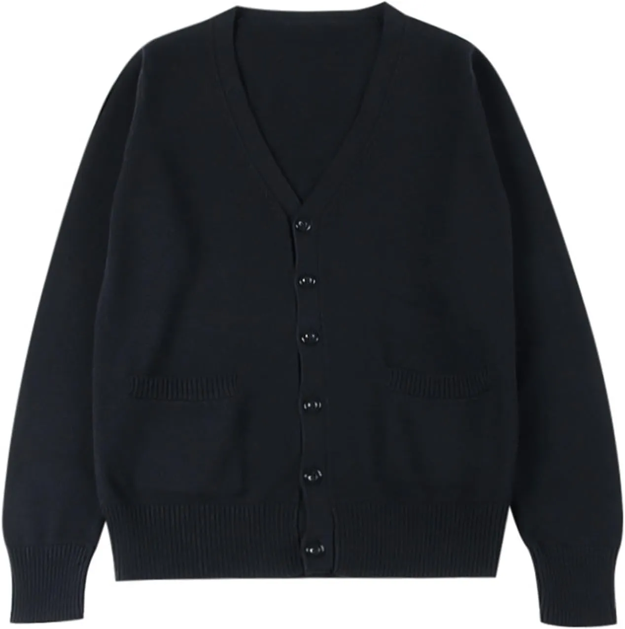 Pea Coats for Women Oversized Knit Open Front Jackets Hoodless Long Sleeve Casual Coat with Pockets Button