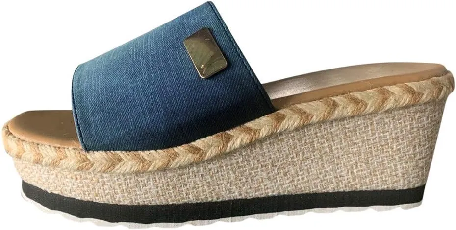 peqiut Orthopedic Sandals for Women Wedges Espadrilles Platform Slipper Sandals for Women Wedge High Heel Sandals Women