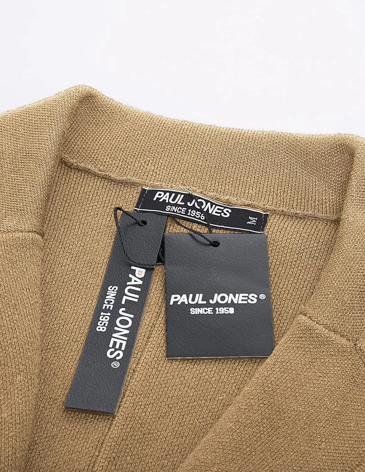 PJ PAUL JONES Men's Cardigan Sweater Shawl Collar Button Down Knit Blazer Jacket Knitwear