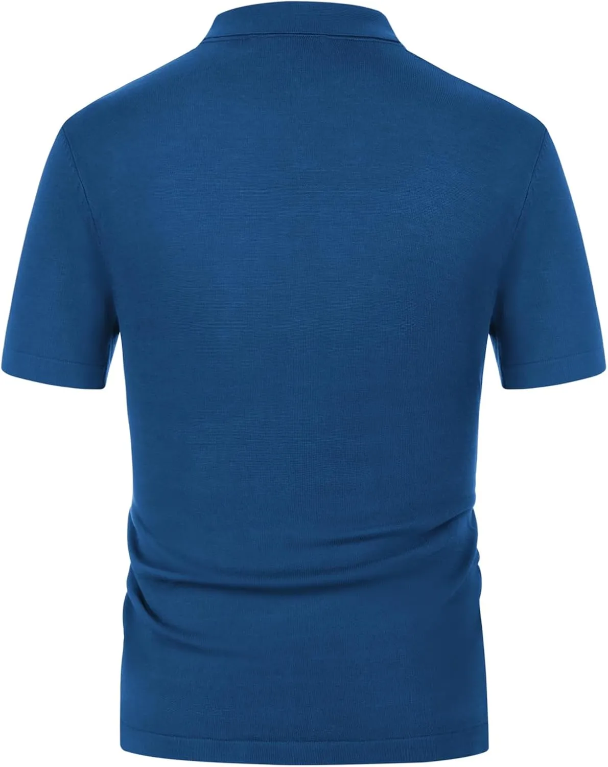 PJ PAUL JONES Men's Contrast 70s Vintage Polo Shirts Short Sleeve Knitwear
