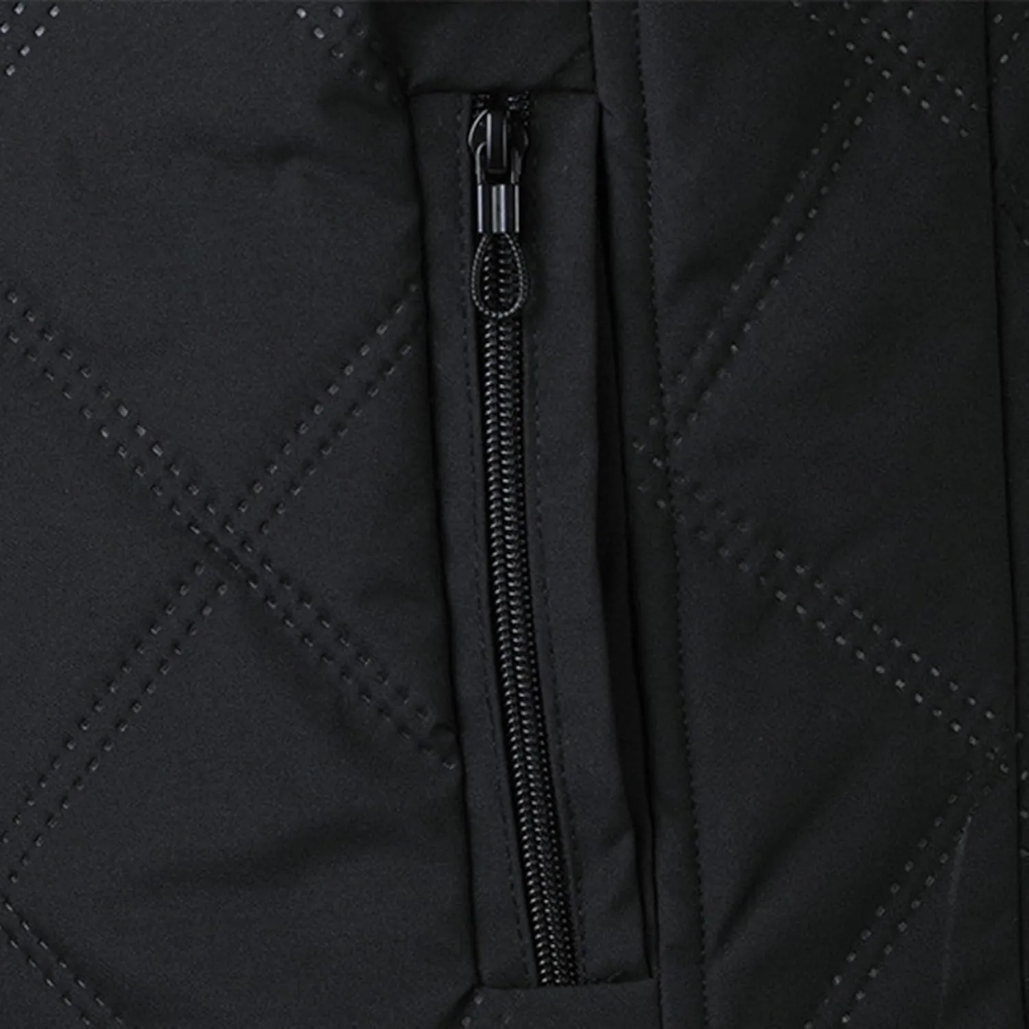 Plus Size Jackets for Men 2024 Trendy Stand Collar Full Zip Coat Casual Solid Plush Thickened Outerwear with Pockets
