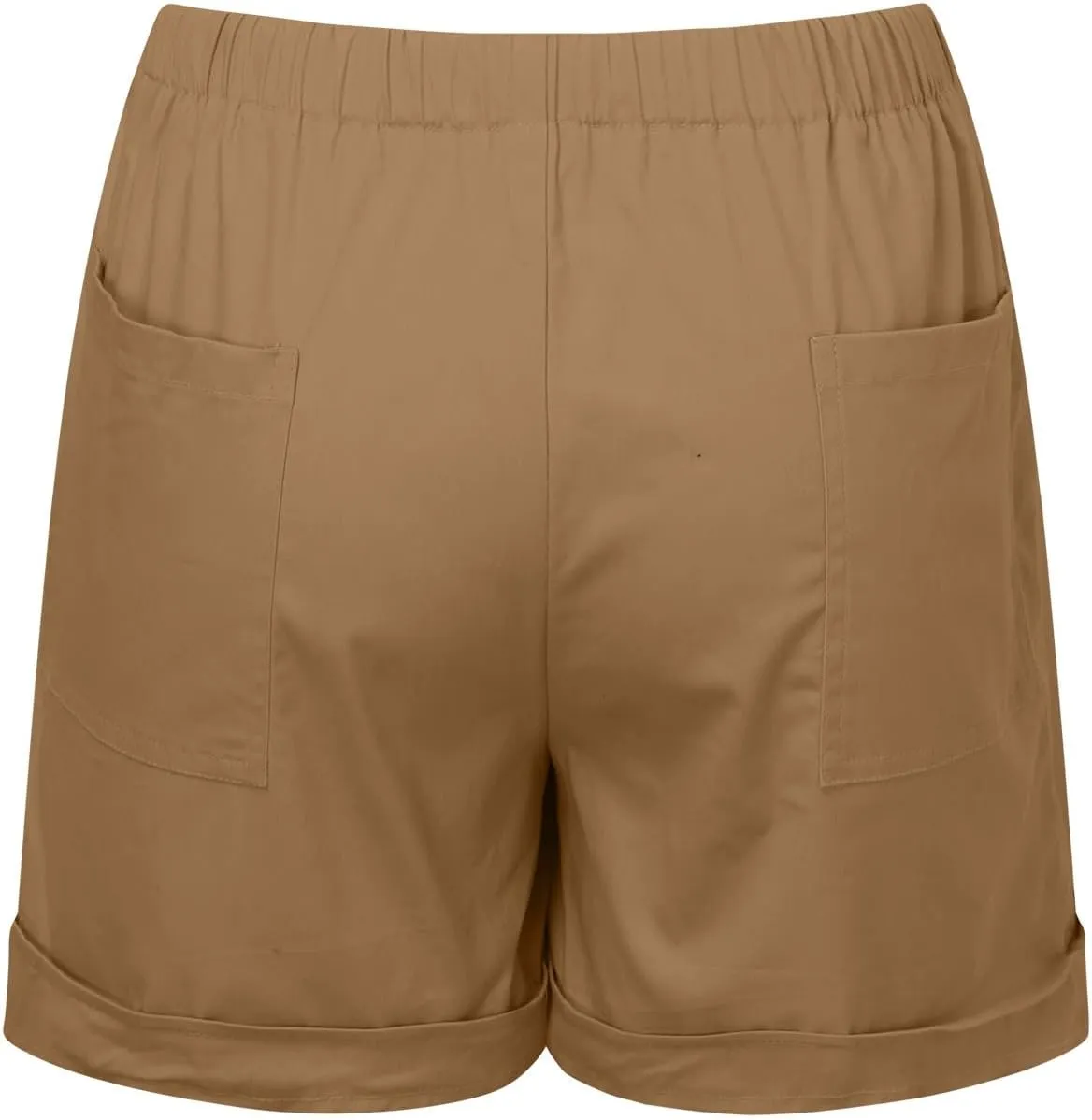 Plus Size Shorts for Women High Waisted Drawstring Cotton Lounge Shorts Pull On Short Casual Pants Summer Outfits