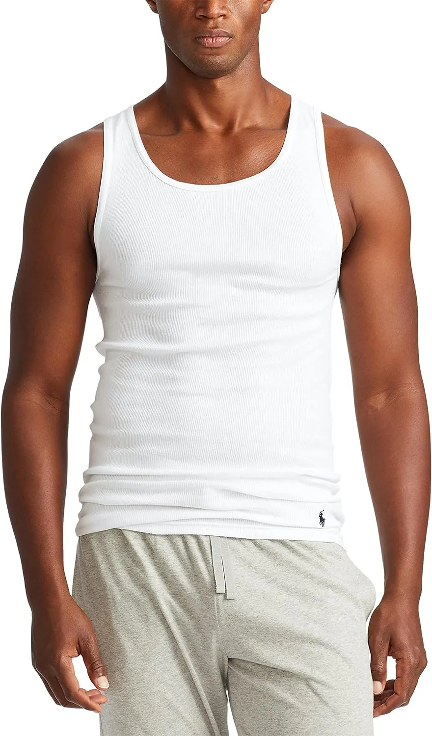 POLO RALPH LAUREN Men's Classic Fit Cotton Tanks 3-pack