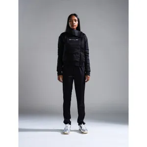 PRIMAL GRAY Black Recycled Polyester Asymmetrical Oversize Puffer