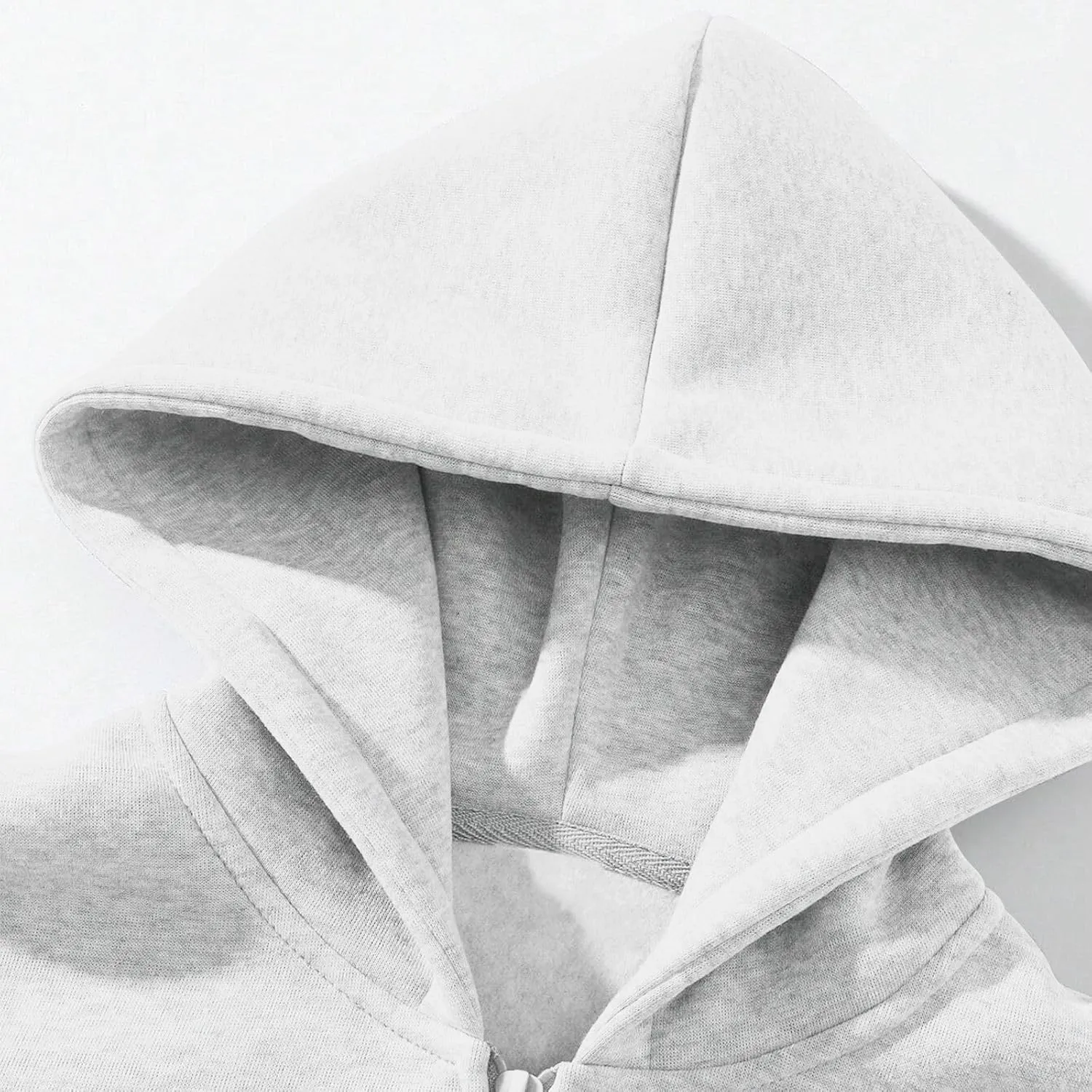 Quarter Zip Hoodies for Men Half Zip Up Hoodie Mens Long Sleeve Drop Shoulder Sweatshirt Loose Fit Casual Pullover