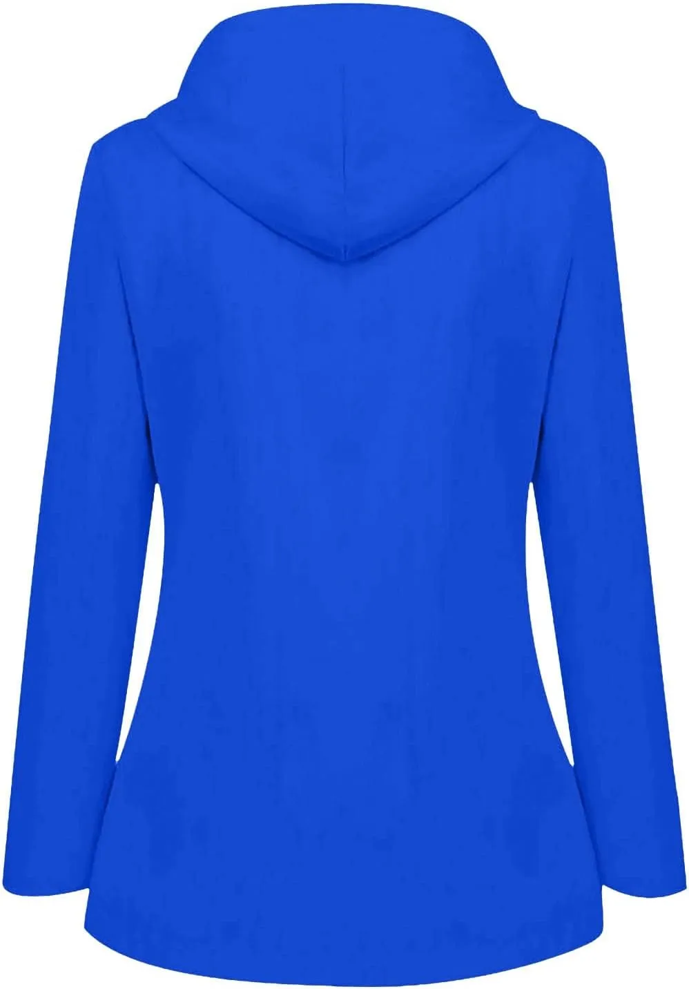 Rain Jacket Women 2025 Spring Raincoat Waterproof Dressy Zip up Rain Jacket with Pockets Windbreaker with Hood