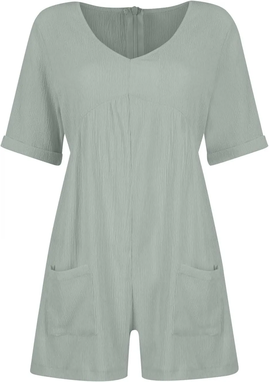 Rompers for Women Summer 2025 Casual One Piece Tshirt Short Jumpsuit Dressy Beach Pants Vacation Outfit Clothes