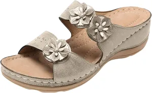 Sandals Women Open Toe Anti Slip Comfortable Walking Womens Sandals Wedge Summer Dressy Orthopedic Platform Sandals