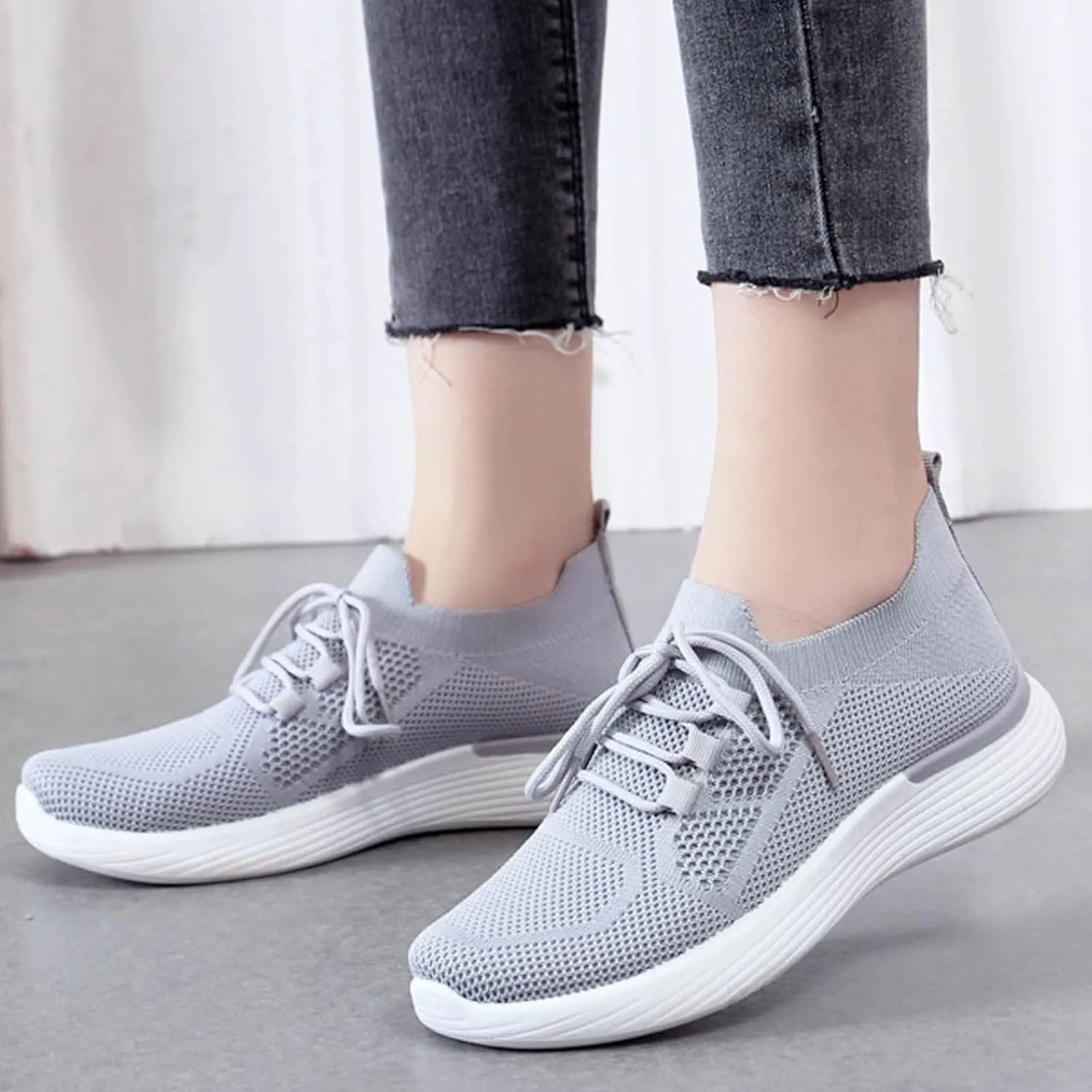 SBGMoSJ Women Sneakers Black Casual Zapatos CModos Para Embarazadas Wide Width White Canvas Tennis Shoes for Women Women Sneakers Size 6 Wide Women Orthopedic Sneakers Wide