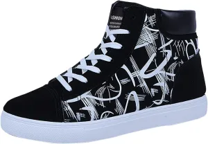 SBGMoSJ Women's Sneakers Size 10 1/2 Slip On Sneakers Women Wide Width Diabetic Black Canvas Tennis Shoes for Women Womens Black Slip On Sneakers 8.5 Zapatillas Deportivas Ortopedicas Para Mujer