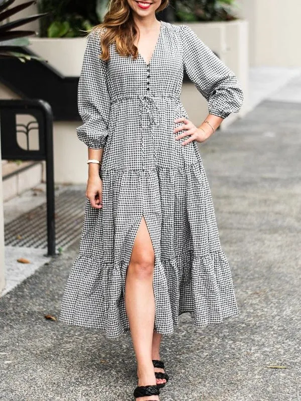 Selma Gingham Dress