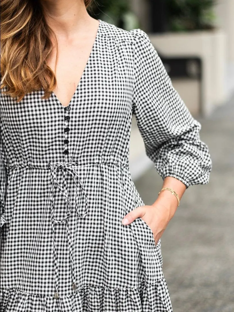 Selma Gingham Dress