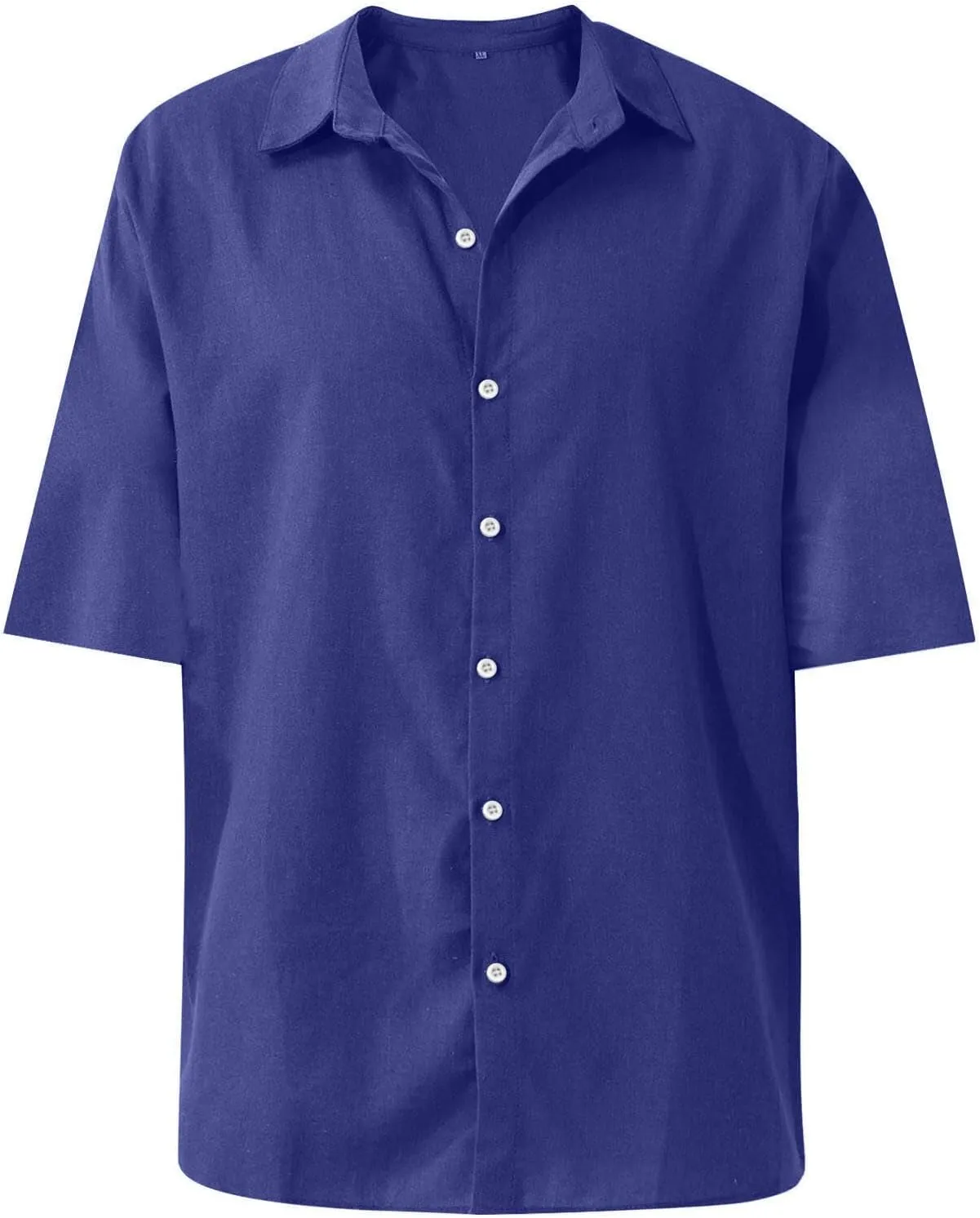 Shirts for Men Men's Linen Shirts Short Sleeve Casual Shirts Button Down Shirt for Men Beach Summer Shirts