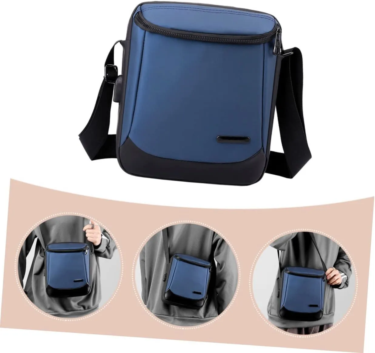 Shoulder Bags Men Tote Bag Back for Men Sling Crossbody Back Messenger Bags for Men Sling