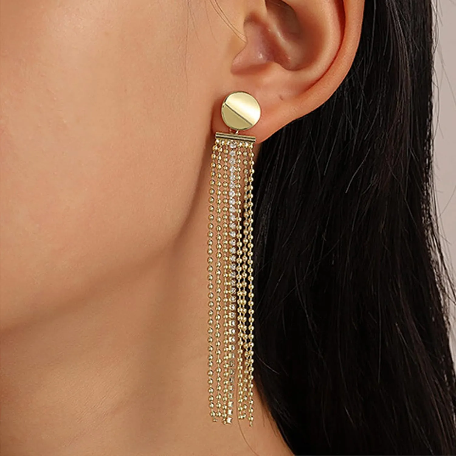 Silver Bow Earrings for Women Jewelry Rhinestone Dangle Earrings Trendy Bridal Bridesmaid Wedding Jewelry Party Dress Outfits Accessories