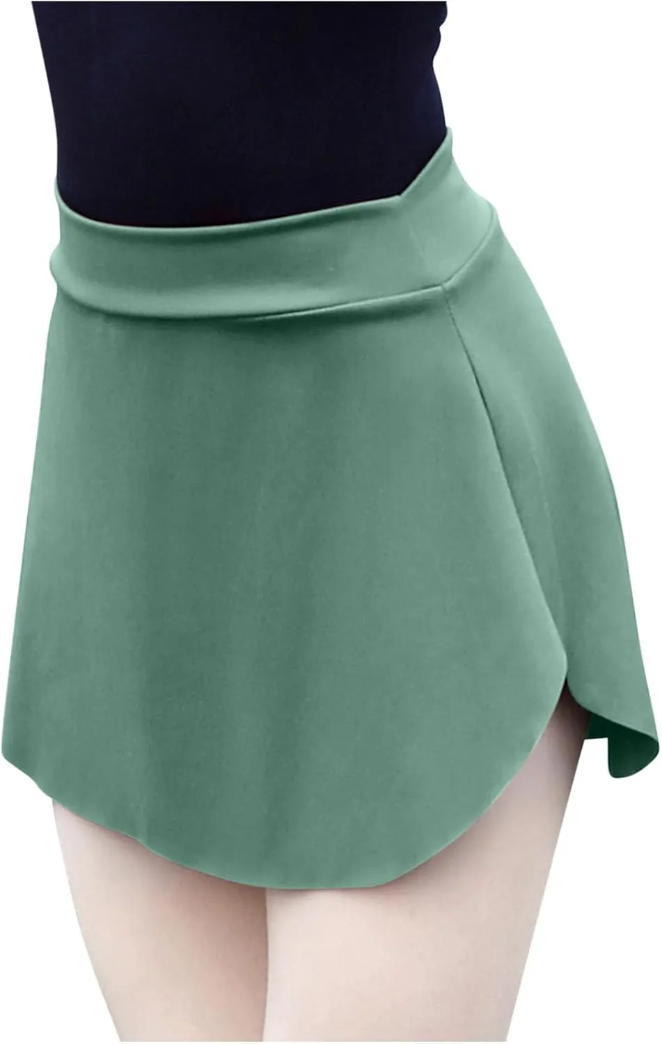 Skirts for Women Trendy High Waisted Smooth Dance Skirt Side Pleated Skirts Fashion Sports Tennis Skirts