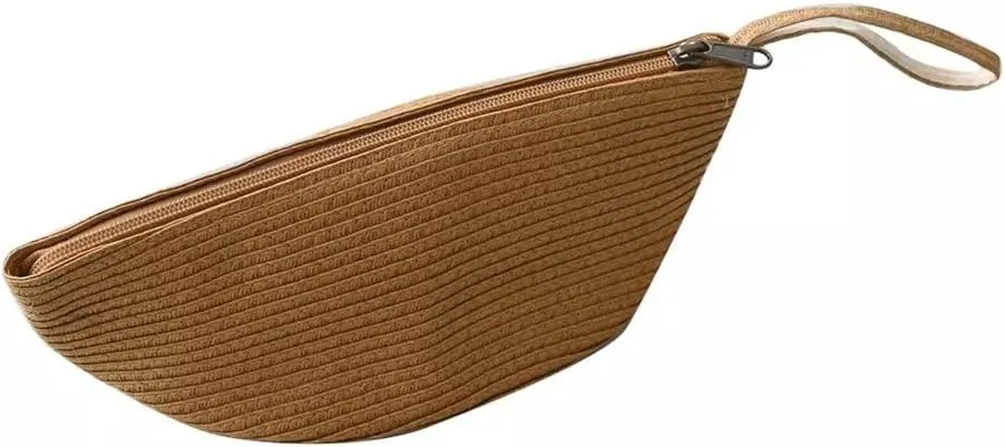 Straw Clutch Purse Women's Handbag Straw Clutch Bag Organiser Bag Beach Woven Bag