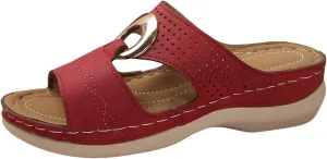 Summer Sandals for Women Wide Width Walking Sandals Dressy Comfortable Wedge Sandals Arch Support Orthopedic Sandals