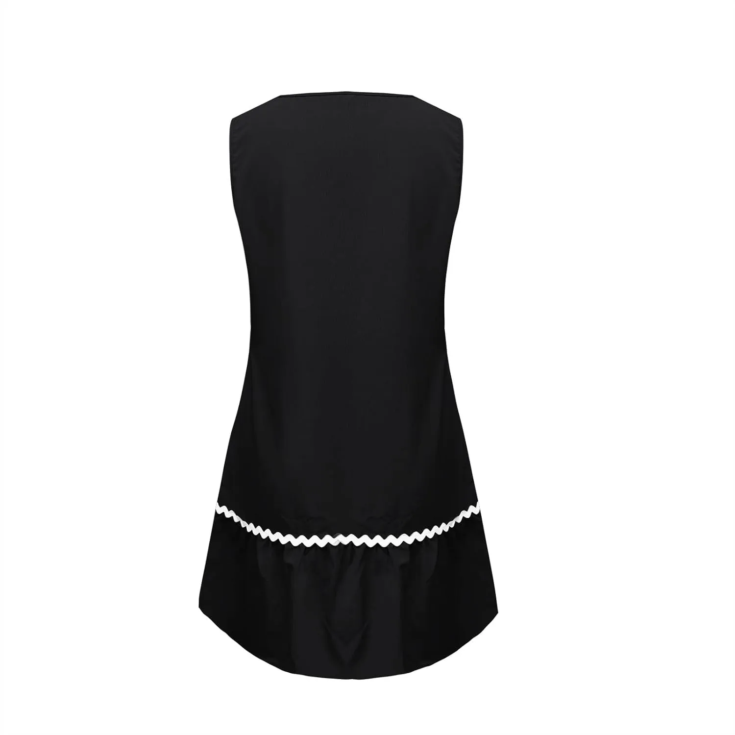 Sundresses for Women 2025 Mini Beach Dress Casual Summer Dresses Sexy Sleeveless Dresses Short Ruffle Hawaiian Dress