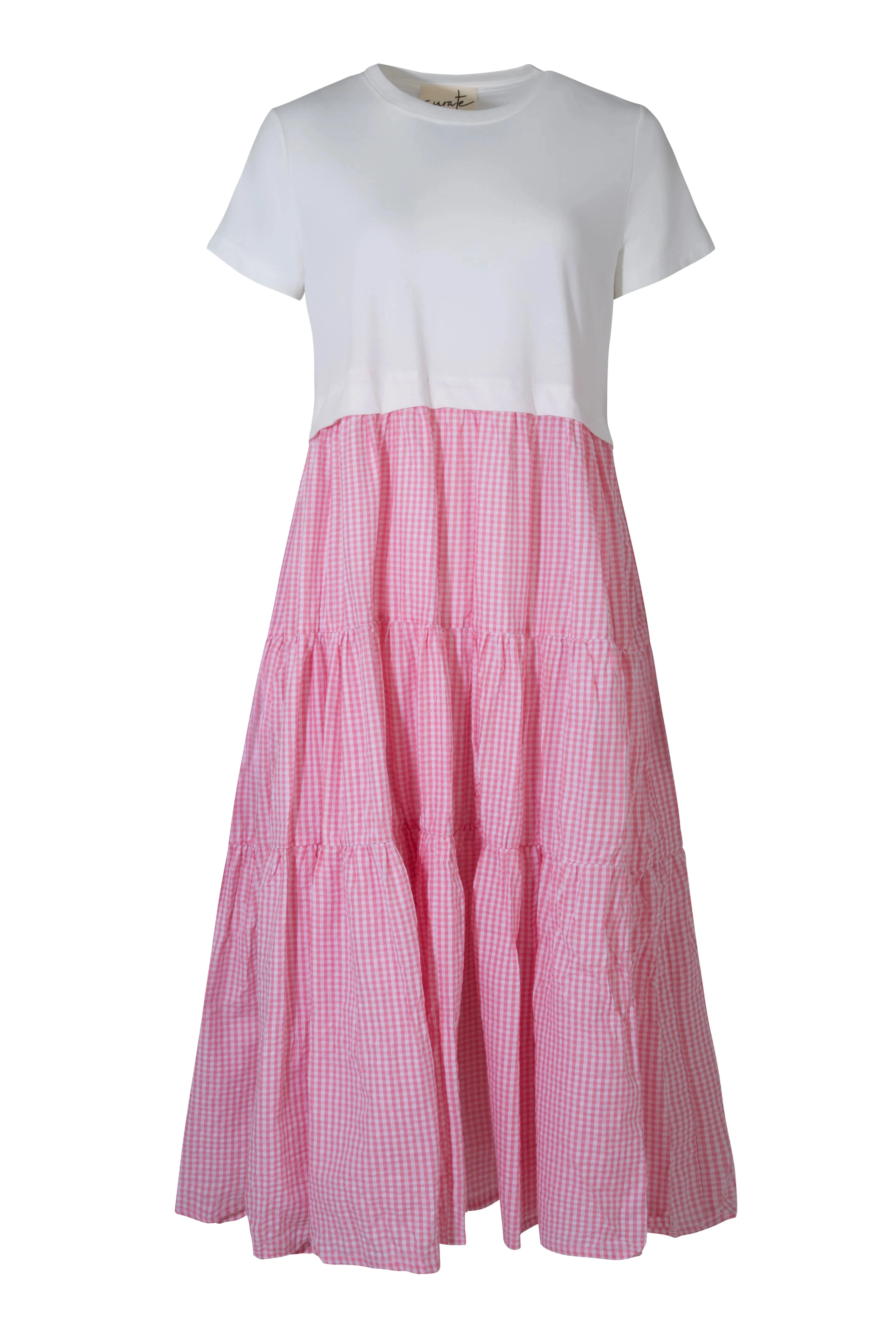 Take A Twirl Dress - Pink Gingham