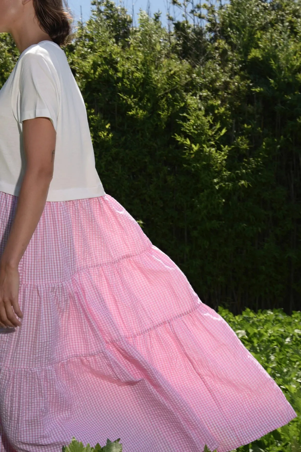 Take A Twirl Dress - Pink Gingham