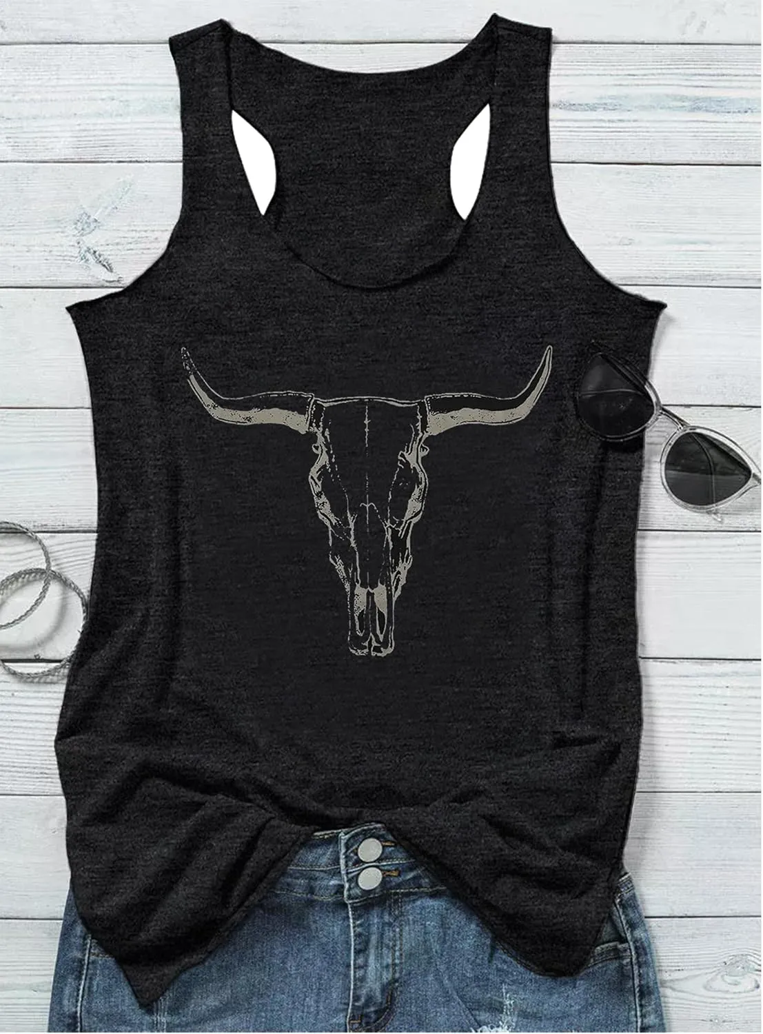 Tank Tops for Women 2025 Summer Basic Gym Racerback Tops Beach Vacation Graphic Tee Shirts Yoga Workout Camisole Outfits