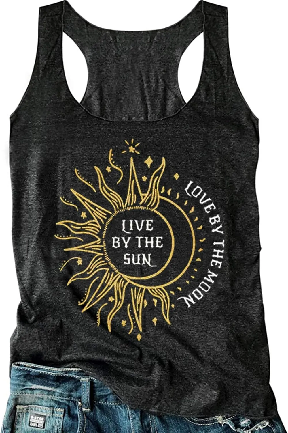 Tank Tops for Women 2025 Summer Basic Gym Racerback Tops Beach Vacation Graphic Tee Shirts Yoga Workout Camisole Outfits
