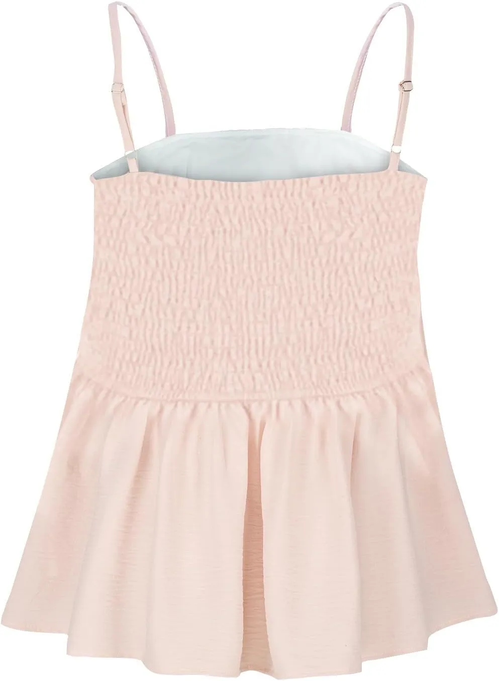 Tank Tops for Women Pleated Spaghetti Strap Camisole Loose Fit Casual Sleeveless Flowy Crop Tops Sexy Y2K Outfit 2025