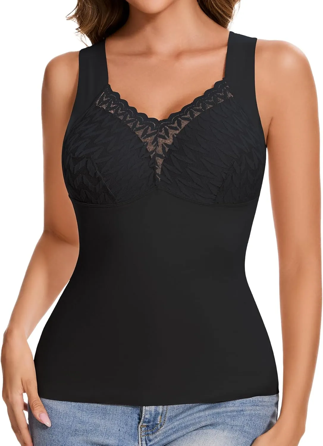 Tank Tops for Women, Underwear Sleeveless Camisole Tops Base Layer