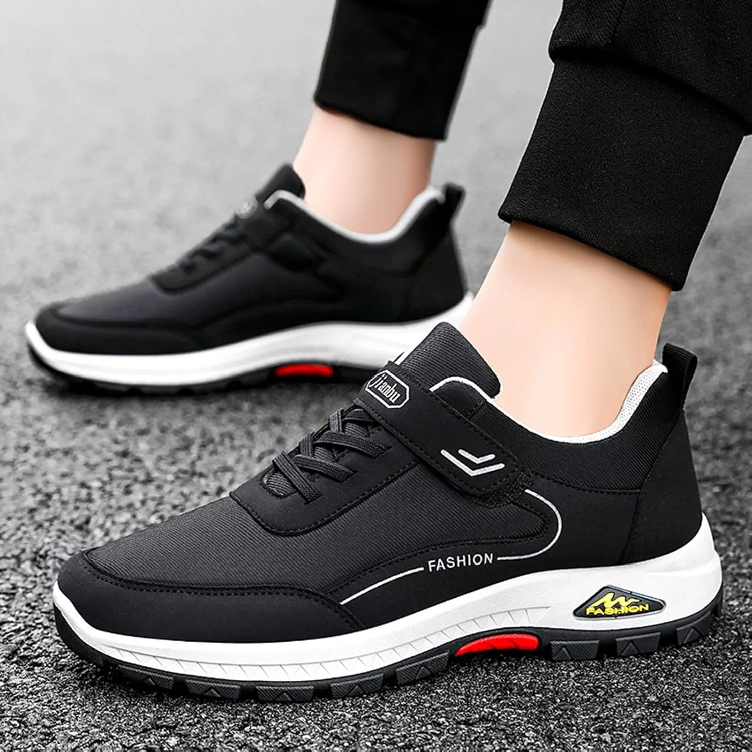 Tennis Shoes for Men New Mens Sneakers Fashion Sneakers Shoes Casual Mens Sport Comfortable Breathable Lightweight Tennis Slip Ons for Men Fashion