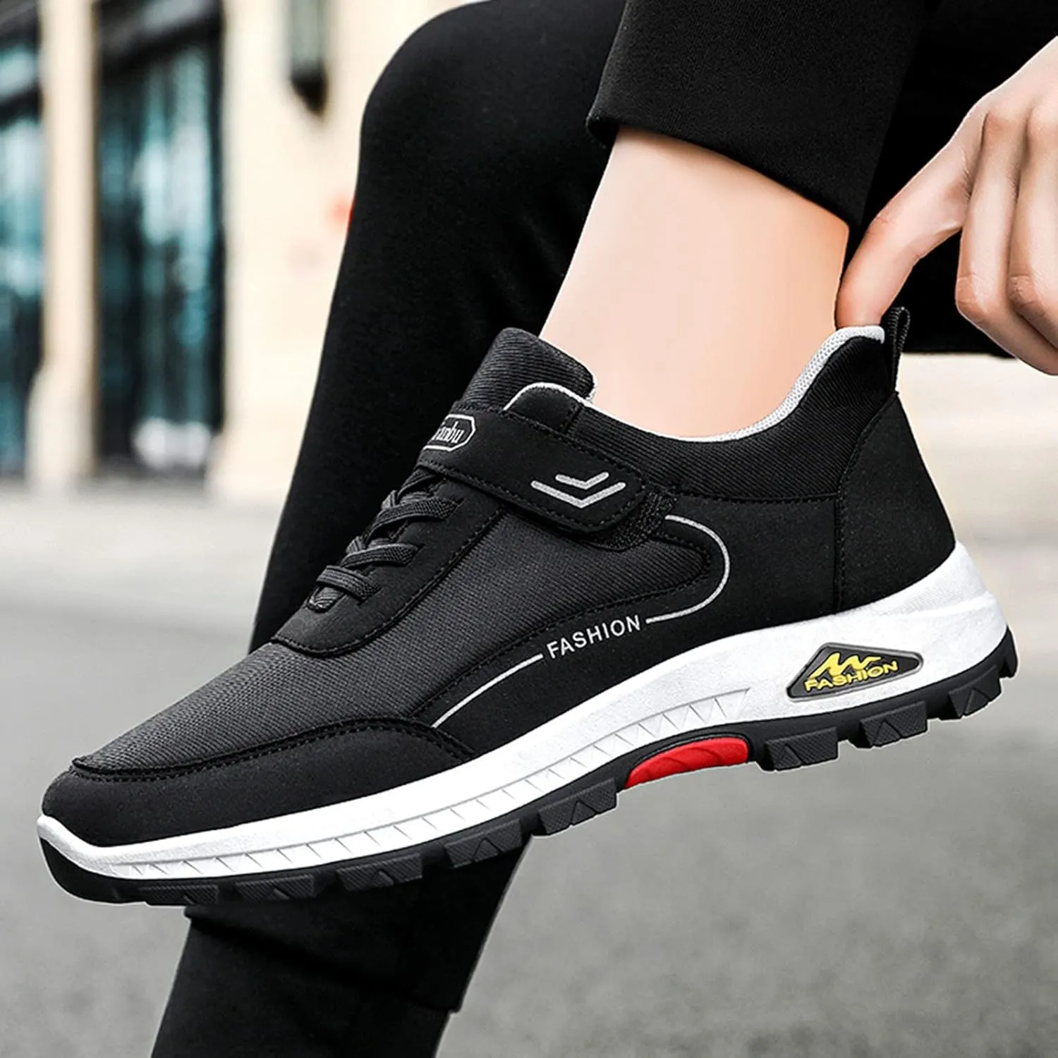Tennis Shoes for Men New Mens Sneakers Fashion Sneakers Shoes Casual Mens Sport Comfortable Breathable Lightweight Tennis Slip Ons for Men Fashion