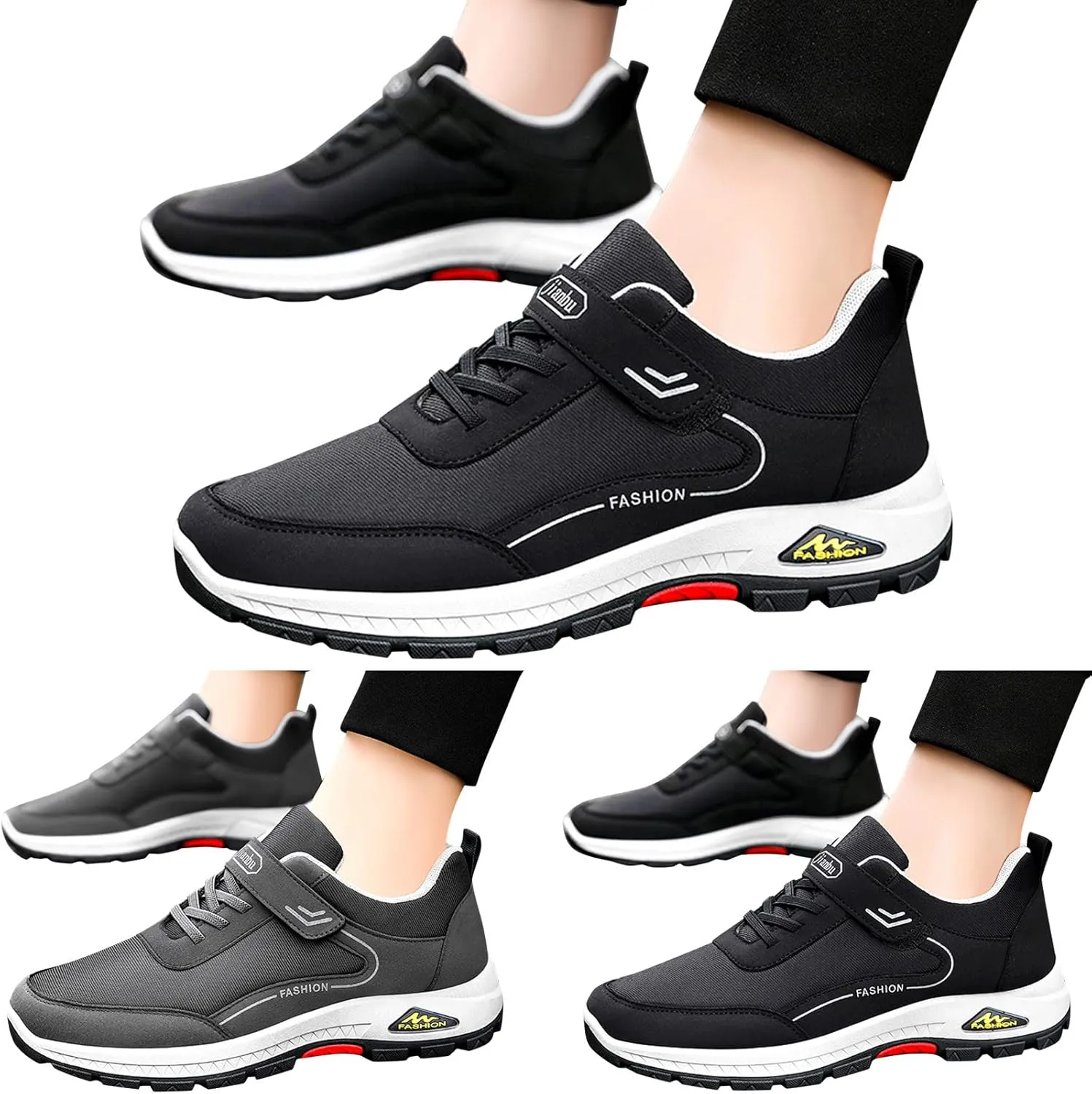 Tennis Shoes for Men New Mens Sneakers Fashion Sneakers Shoes Casual Mens Sport Comfortable Breathable Lightweight Tennis Slip Ons for Men Fashion