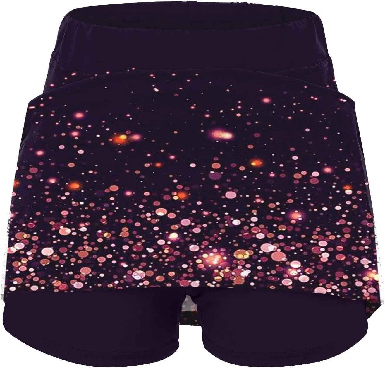 tennis skorts high waisted tummy control women shorts plus size athletic Elastic trendy cute skirts with pockets