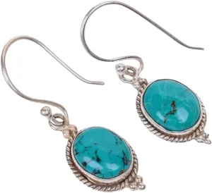 Turquoise Earrings | Natural Gemstone Earrings | Minimalist Jewelry | Women Earrings| Handcrafted Earrings| Drop Earrings | Dangle Earrings