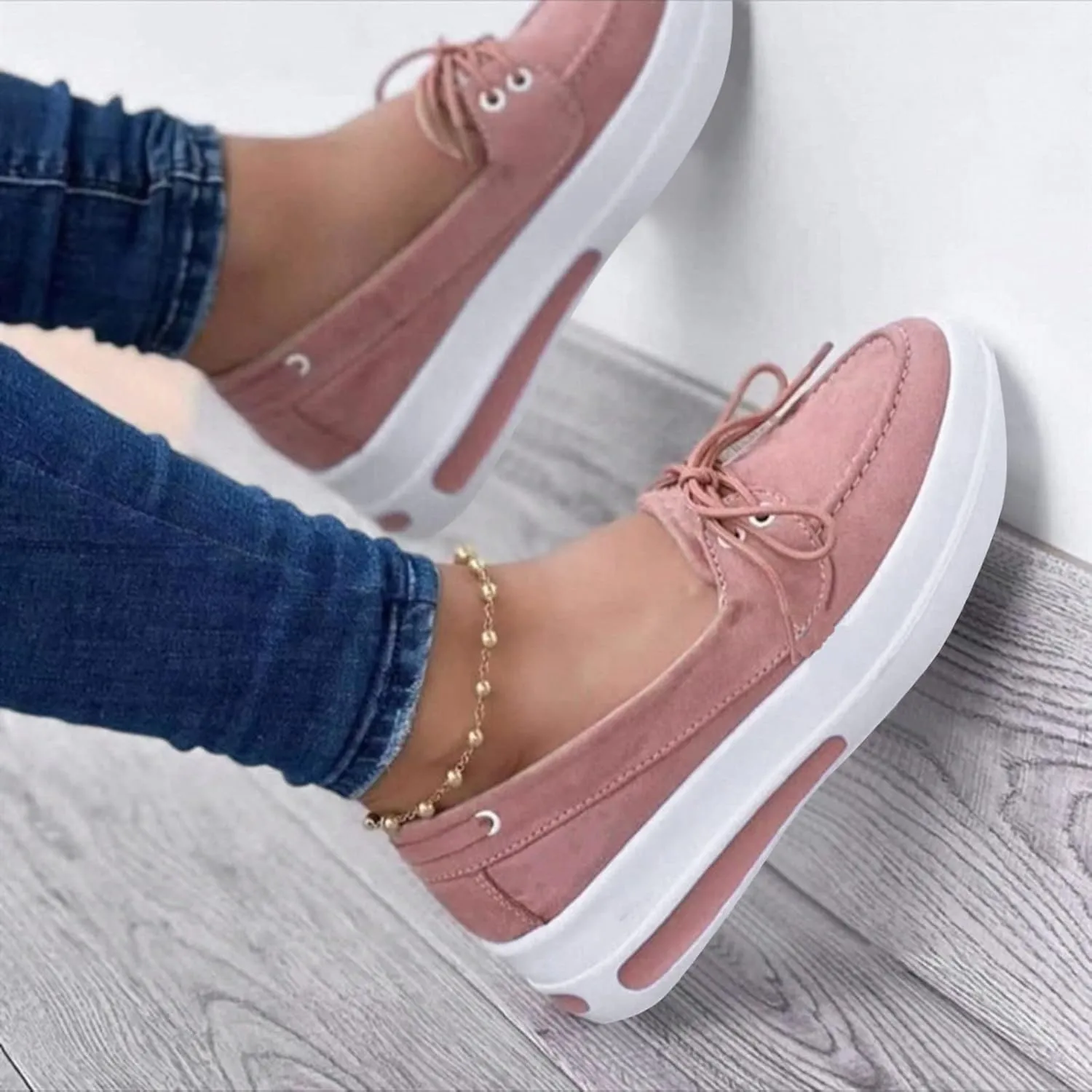 White Fashion Sneakers Women Arch Support Zapatos OrtopDicos De Vestir De Piel para Mujer Women's Running Shoes Black Plantar Fasciitis Shoes Women Black Flats Womens Shoes Dressy Casual Slip Ons