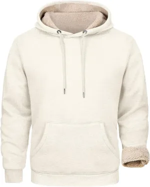 Winter Hoodies For Men Fleece Pullover Men Mens Fleece Lined Sweatshirts Fleece Hoodie Men'S Fleece Crewneck Hoodie