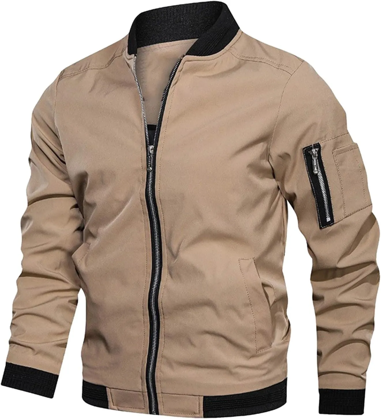 Women Autumn Fashion Leisure Square Thin Pocket Jacket Blouse Coat Baseball Top Women's Jacket