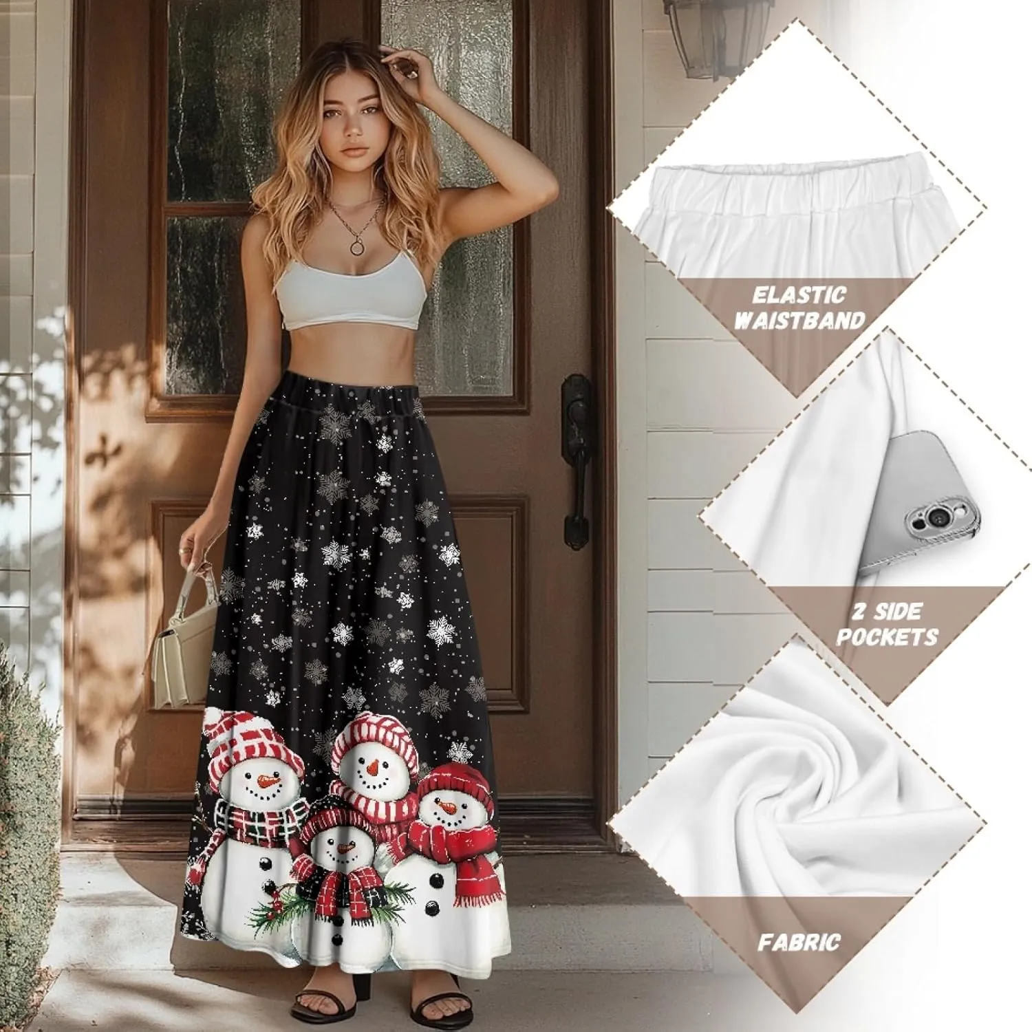 Women Long Skirts for Ladies Aline Skirts