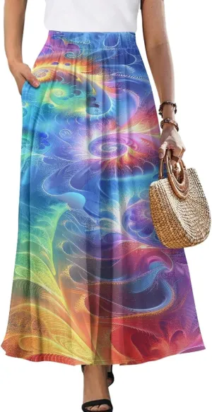Women Long Skirts for Ladies Aline Skirts