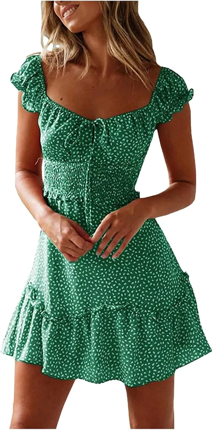 Women Long Sleeves Sexy Ruched Bodycon Mini Dress Drawstring Sweetheart Neck Wrap Short Party Cocktail Dress