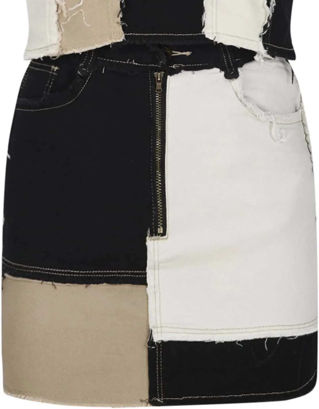 Women Skirts Denim Skirts for Women Midi Sexy Ruched Cowgirl Slit Plain Skirts 2025 Fashion Y2K