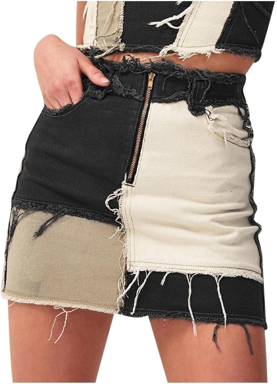 Women Skirts Denim Skirts for Women Midi Sexy Ruched Cowgirl Slit Plain Skirts 2025 Fashion Y2K