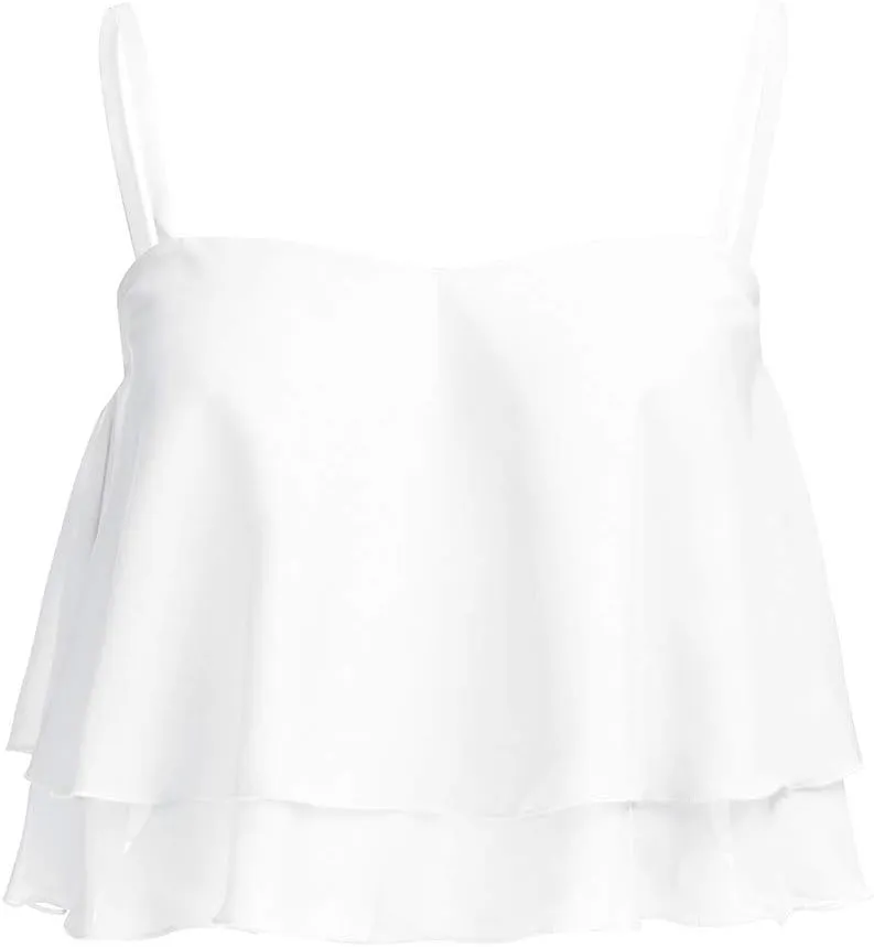 Women Tank Tops Summer Vest Sleeveless Trendy Daily Holiday Blouse Casual Cropped Camisole Shirts