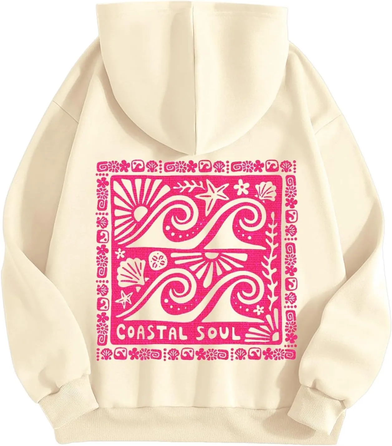 Women Y2k Graphic Hoodies Cute Preppy Embroidery Hibiscus Hoodie Flower Pullover Oversized Sweatshirts Teen Clothes