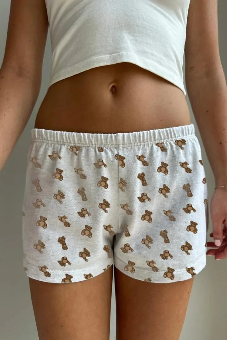 Women Y2k Pajama Shorts Low Rise Striped Micro Shorts Cute Lounge Boxer Shorts Comfy Pj Shorts Sleep Shorts